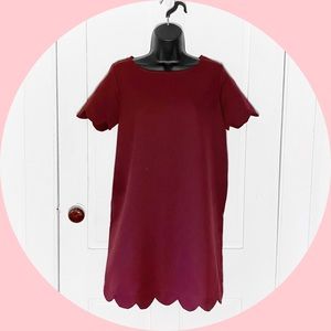 Space 46 Boutique Scalloped hem shift dress